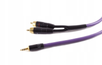 Melodika Purple Rain MDMJ2R05 - 0.5m - Mini Jack 3.5mm - 2xRCA - Raty 20x0% - Darmowa dostawa od 100 zł - PayPo - Leasing - Odsłuchy Konin - Specjalna oferta! - 5