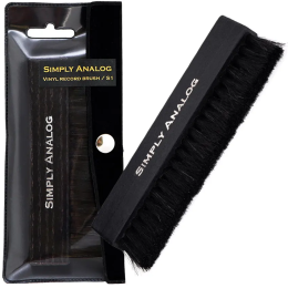 Simply Analog Vinyl Record Brush - Szczotka do Płyt Winylowych (Czarne Drewno)