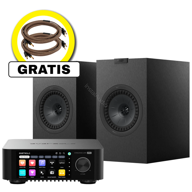 EverSolo PLAY / CD Edition + KEF Q3 Meta (Gratis Proson Speaker) - Kompletny Zestaw Stereo (All-in-One) - Raty 20x0% - Darmowa dostawa od 100 zł - PayPo - Leasing - Odsłuchy Konin - Specjalna oferta!