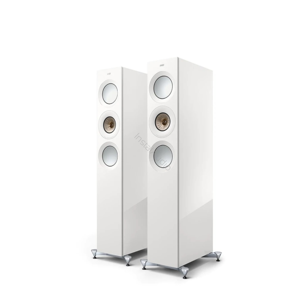 KEF Reference 3 Meta High-Gloss White/Champagne - Raty 20x0% - Darmowa dostawa od 100 zł - PayPo - Leasing - Odsłuchy Konin - Specjalna oferta!