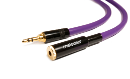 Melodika Purple Rain MDPMJ50 - 5.0m - Przedłużacz gniazdo mini Jack 3,5mm - wtyk mini Jack 3,5mm - Raty 0% - Specjalne Kody Rabatowe - Instal Audio Konin