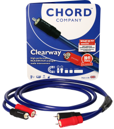 Chord Company ClearwayX ARAY analogue RCA (v2) (ChorAlloy) - 2x0.5m - (2RCA-2RCA) - Raty 0% - Specjalne Kody Rabatowe - Instal Audio Konin