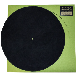 Simply Analog Leather Mat (Soft Touch) - Skórzana Mata Gramofonowa (Aksamitna)