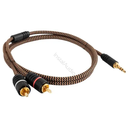 PROSON Arctic Series AUX 3.5mm to 2xRCA  - 1.0m - (AR352RCA1) - Mini-Jack 3,5mm - 2RCA - Raty 20x0% - Darmowa dostawa od 50 zł - PayPo - Leasing - Odsłuchy Konin - Specjalna oferta!