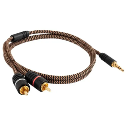 PROSON Arctic Series AUX 3.5mm to 2xRCA  - 1.0m - (AR352RCA1) - Mini-Jack 3,5mm - 2RCA - Raty 20x0% - Darmowa dostawa od 50 zł - PayPo - Leasing - Odsłuchy Konin - Specjalna oferta!