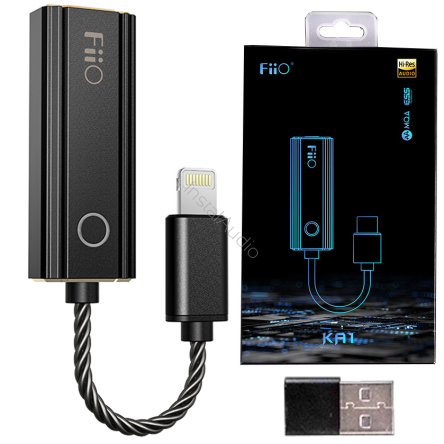 FiiO KA1 Typ Lightning (Jade Audio) + Akcesoria - Raty 0% - Specjalne Kody Rabatowe - Instal Audio Konin