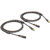 VIABLUE NF-S1 T8 XLR Cables (Cobra) - 2x1.5m - Zbalansowany Przewód Analogowy (2XLR - 2XLR)