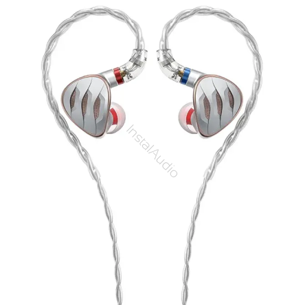 FiiO FH5s (Silver / Srebrny) -  Półotwarte słuchawki IEM - Raty 20x0% - Darmowa dostawa od 50 zł - PayPo - Leasing - Odsłuchy Konin - Specjalna oferta!