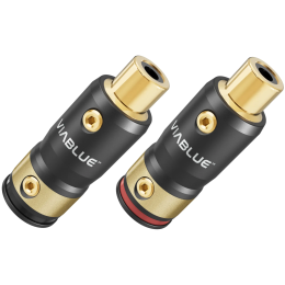 VIABLUE T8 RCA Jacks - Wtyki RCA żeńskie (2 szt.)
