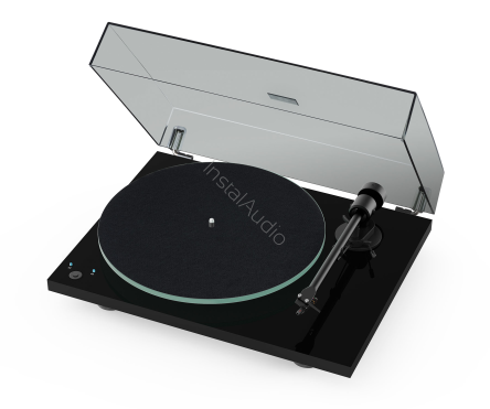 Pro-Ject T1 Phono SB (High Gloss Black / Czarny) - Gramofon z wkładką Ortofon OM5e i przedwzmacniaczem gramofonowym - Raty 0% - Specjalne Kody Rabatowe - Instal Audio Konin