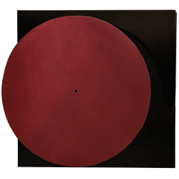 Simply Analog Leather Mat (Premium Quality) - Skórzana Mata Gramofonowa (Czerwony)