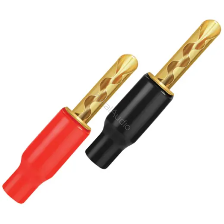 Wireworld Crimpable Plugs (Gold Bananas) - Wtyki Bananowe (2 szt.)
