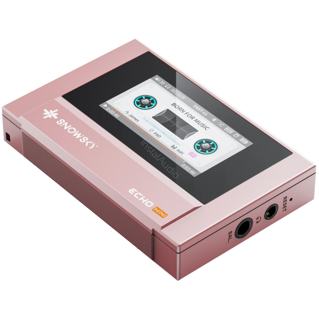 FiiO ECHO MINI (Pink / Różowy) - Przenośny odtwarzacz Hi-Res - Raty 20x0% - Darmowa dostawa od 100 zł - PayPo - Leasing - Odsłuchy Konin - Specjalna oferta!