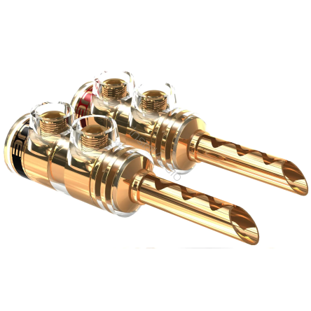 VIABLUE TS Banana Plugs Tube - Wtyki Bananowe (100 szt.)