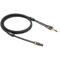 VIABLUE NF-S5 T8 5PIN DIN SME / RCA (Black) - 2.0m - Przewód Gramofonowy (5PIN DIN SME - 2RCA z żyłą uziemiającą)