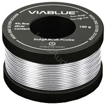 VIABLUE Silver Solder 100 g - Cyna Lutownicza (Srebro 4%) - Raty 20x0% - Darmowa dostawa od 50 zł - PayPo - Leasing - Odsłuchy Konin - Specjalna oferta!