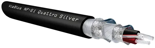 Das NF-S6 Air Silver Analogkabel von VIABLUE™ erfügt über eine Luftisolation und ist mit vier verdrillten, versilberten Leitern ausgestattet, die für eine optimale Übertragungsqualität und eine hohe Klangtreue sorgen.