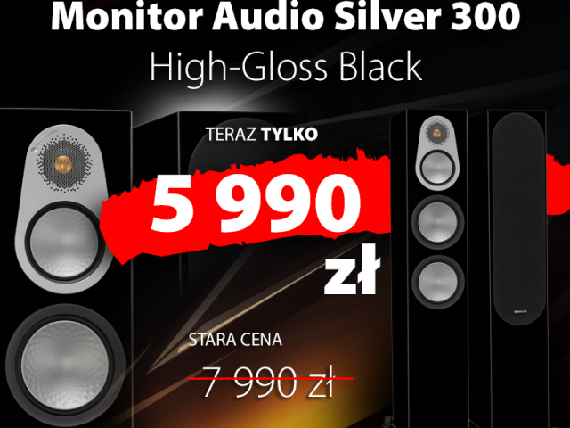 To wspaniała okazja na zakup kolumn - Monitor Audio Silver 300 w niższej cenie