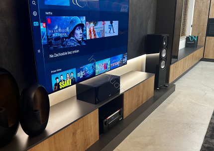 Nasza realizacja - Kino w domu Atmos - Denon AVC-X8500HA + Monitor Audio Gold 5G