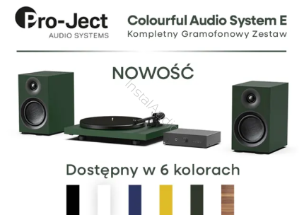 Pro-Ject Colourful Audio System E - Kompletny Gramofonowy Zestaw Stereo dla Wymagających