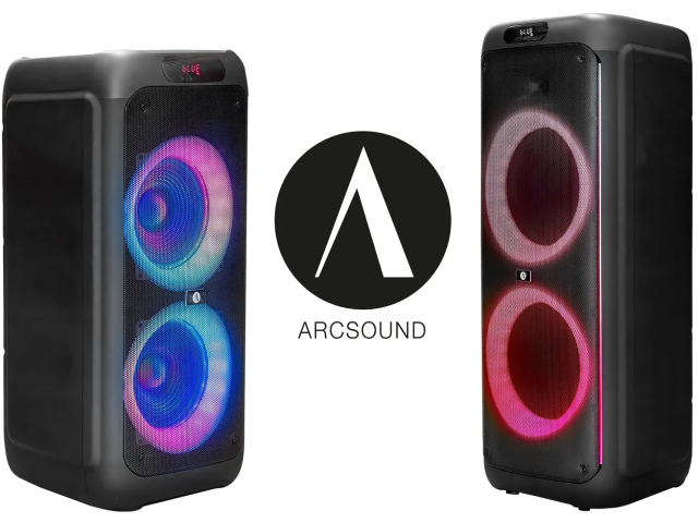 ARCSOUND - Głośniki Przenośne, Power Audio - Graj Głośniej, Baw się Mocniej