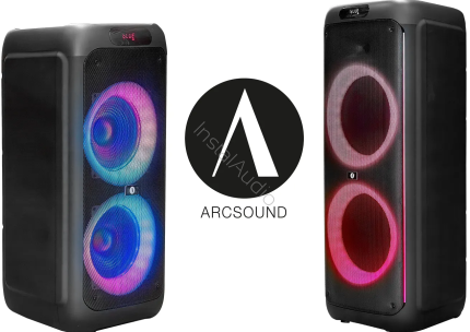 ARCSOUND - Głośniki Przenośne, Power Audio - Graj Głośniej, Baw się Mocniej