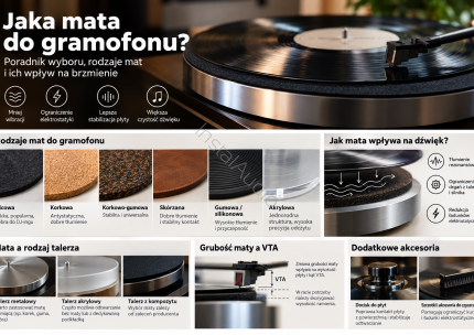 Jaka mata do gramofonu? Rodzaje mat i dobór do talerza