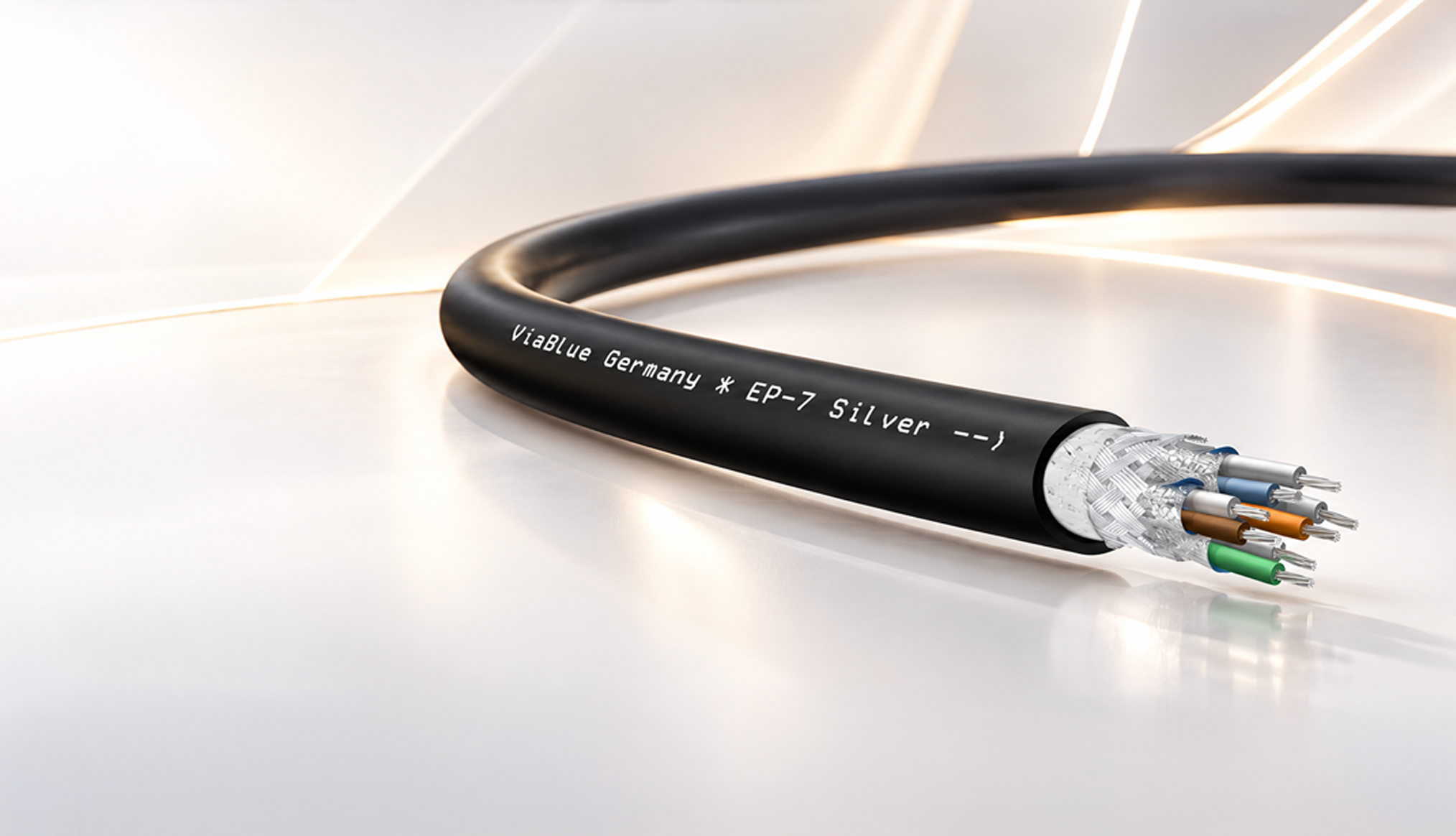 VIABLUE EP-7 Silver Cat-7 (Ethernet Cable)